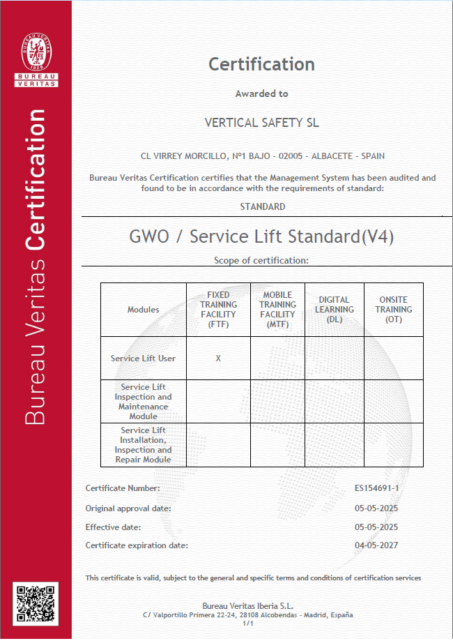Logo de Vertical Safety